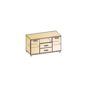 Грейс Тумба ТБ-5022 (644х1260х442) 